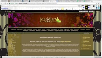 what happened to meridian botanicals shop